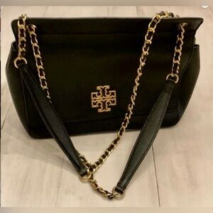 Tory Burch Black Britten Flap shoulder bag